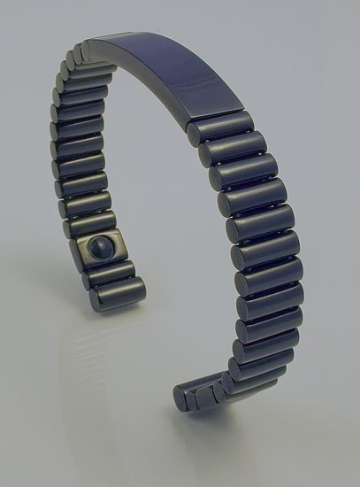 Q-Link SRT-3 (bratara titan ceramica neagra) - imagine 2
