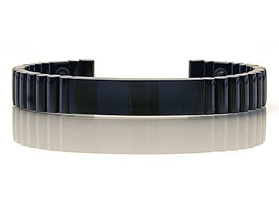 Q-Link SRT-3 (bratara titan ceramica neagra) - imagine 3