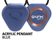 Pendentif Q-Link SRT-3 En Acrylique Bleu - Technologie De Résonance Sympathique - Pour Le Bien-être Et L'équilibre énergétique